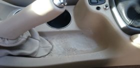 car interior upholstery damage