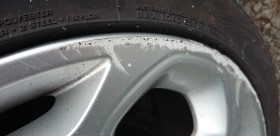 scuffed wheel damage