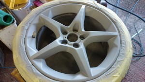 Alloy Wheel Recondition Under Coat