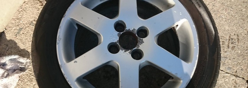 Alloy Wheel Refurbish Damage
