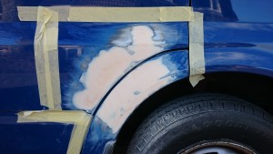 Blue Van Damage Repair