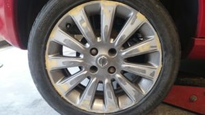 Alloy wheel mid repair